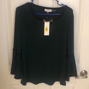 Green Calvin Klein Top with tags